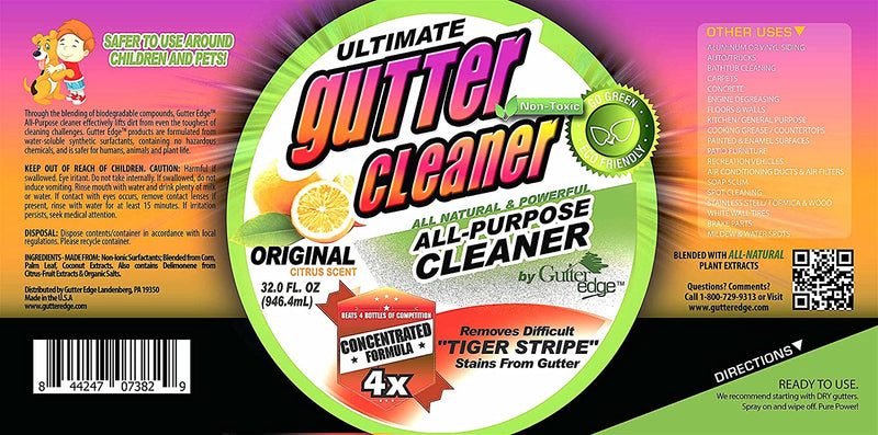 gutter stain remover