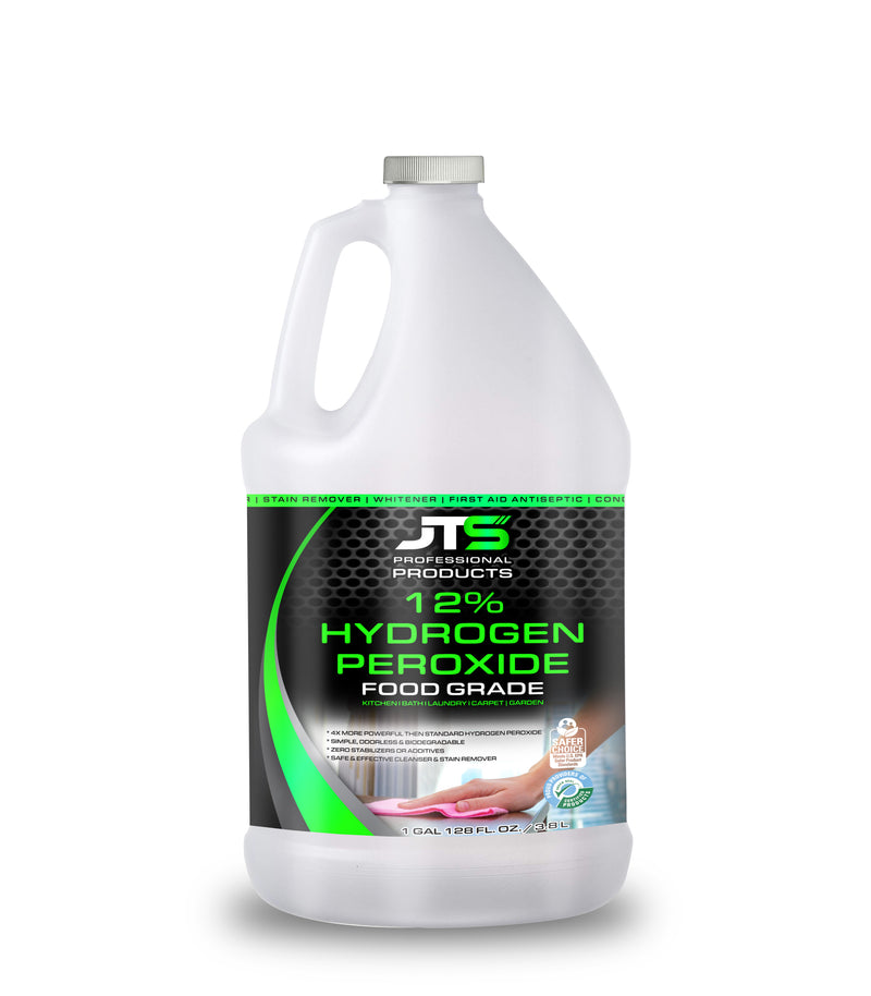 Hydrogen Peroxide Solution 12% - 1 Gallon (Food-Grade H2O2 & Water!)