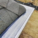 mill finish at the roof edge